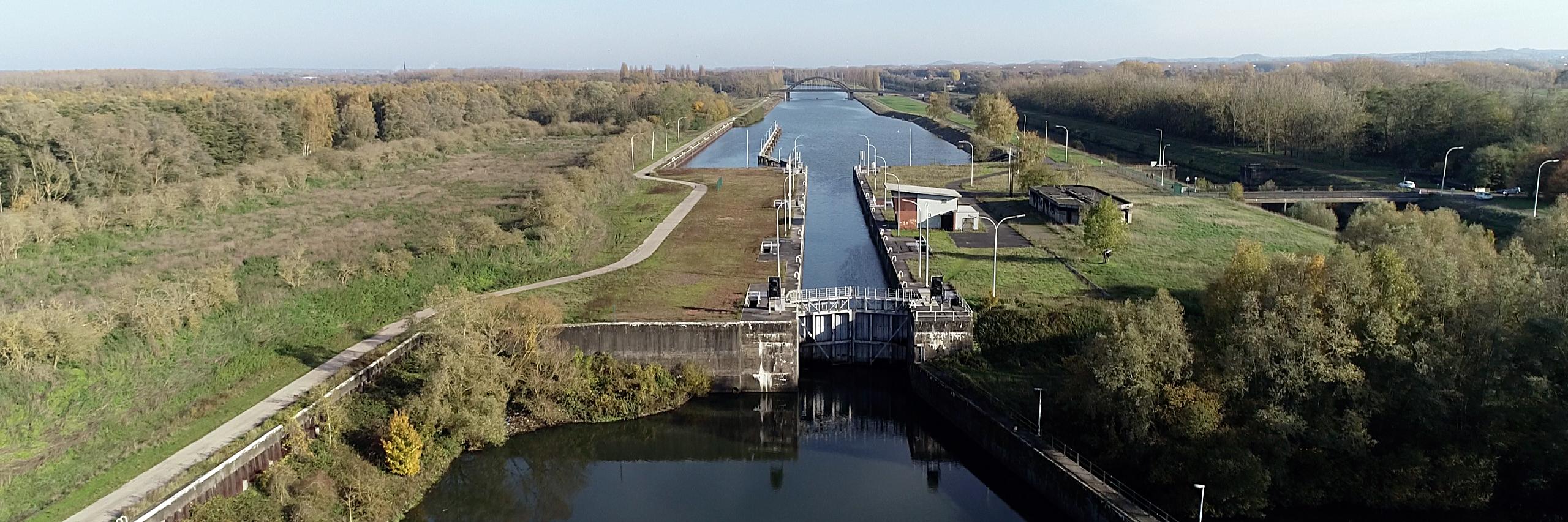 Sluis Hensies Binnenvaart in Beeld